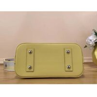 Louis Vuitton LV Women Alma BB Handbag Jaune Plume Yellow Epi Grained Cowhide Leather (1)