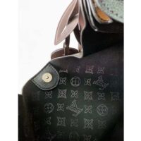 Louis Vuitton LV Women Carmel Hobo Bag Black Mahina Perforated Calf Leather (3)