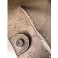 Louis Vuitton LV Women Carmel Hobo Bag Gris Souris Gray Mahina Perforated Calfskin Leather (8)