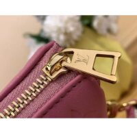 Louis Vuitton LV Women Coussin PM Handbag Rose Bonbon Pink Lambskin Zip Closure (8)