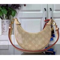 Louis Vuitton LV Women Loop PM Beige Monoglam Coated Canvas Zip Closure (9)