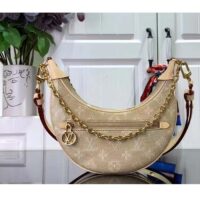 Louis Vuitton LV Women Loop PM Beige Monoglam Coated Canvas Zip Closure (9)