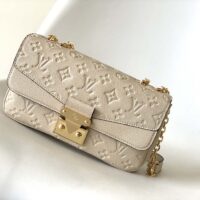 Louis Vuitton LV Women Marceau Dove Gray Embossed Grained Cowhide Leather (2)