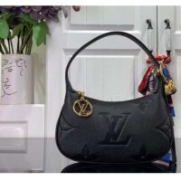 Louis Vuitton LV Women Mini Moon Black Monogram Empreinte Embossed Supple Grained Cowhide Leather (9)