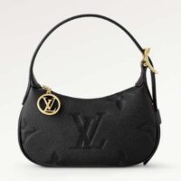 Louis Vuitton LV Women Mini Moon Black Monogram Empreinte Embossed Supple Grained Cowhide Leather (9)