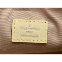 Louis Vuitton LV Women Nano Speedy Beige Monoglam Coated Canvas Zip Closure (11)