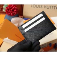 Louis Vuitton Unisex Double Card Holder Taiga Leather Cowhide Leather Lining (8)