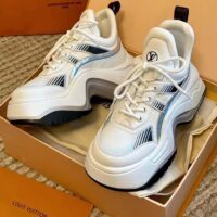 Louis Vuitton Unisex LV Archlight 2.0 Platform Sneaker Light Blue Mix of Materials 5 Cm Heel (9)