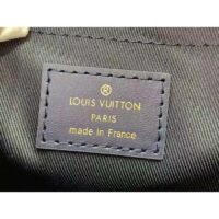 Louis Vuitton Women LV Speedy Bandouliere 20 Handbag Blue Monoglam Coated Canvas (2)