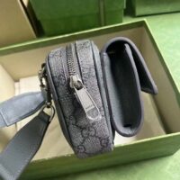 Gucci Unisex Ophidia GG Mini Bag Grey Black GG Supreme Canvas Double G (1)