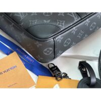 Louis Vuitton LV Uniisex Porte-Documents Voyage PM Monogram Eclipse Coated Canvas (3)