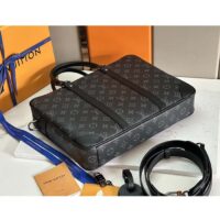 Louis Vuitton LV Uniisex Porte-Documents Voyage PM Monogram Eclipse Coated Canvas (3)