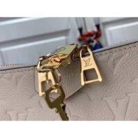 Louis Vuitton LV Unisex Sac Sport Crème Beige Embossed Supple Grained Cowhide Leather (10)