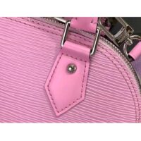 Louis Vuitton LV Women Alma BB Handbag Lilas Provence Lilac Epi Grained Cowhide Leather (9)