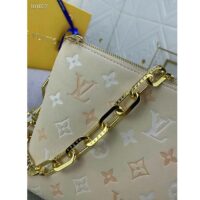 Louis Vuitton LV Women Coussin PM Handbag Crème Beige Lambskin Cowhide Leather (2)