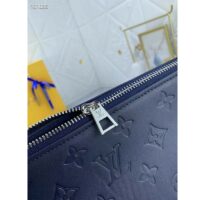 Louis Vuitton LV Women Coussin PM Handbag Marine Blue Monogram Embossed Puffy Lambskin Calfskin Leather (7)