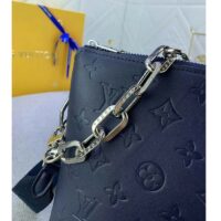 Louis Vuitton LV Women Coussin PM Handbag Marine Blue Monogram Embossed Puffy Lambskin Calfskin Leather (7)