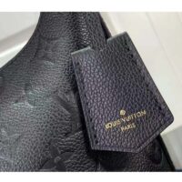 Louis Vuitton LV Women Sac Sport Crème Black Embossed Supple Grained Cowhide Leather (8)