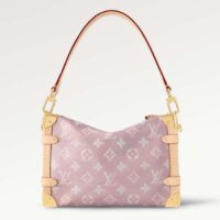 Louis Vuitton LV Women Side Trunk Rose Monogram Coated Canvas Cowhide Leather (1)