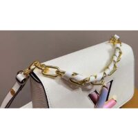 Louis Vuitton LV Women Twist PM Quartz White Epi Grained Cowhide Leather (5)