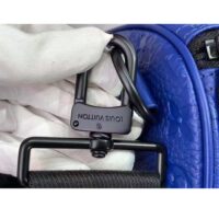 Louis Vuitton Unisex LV Keepall Bandoulière 50 Racing Blue Embossed Taurillon Monogram Cowhide Leather (8)