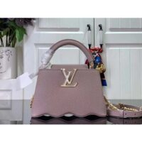 Louis Vuitton Women LV Capucines Mini Handbag Wisteria Taurillon Leather Cowhide (2)