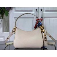 Louis Vuitton Women LV Marellini Handbag White Quartz Epi Grained Cowhide Leather (11)