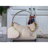 Louis Vuitton Women LV Marellini Handbag White Quartz Epi Grained Cowhide Leather (11)