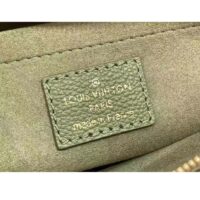 Louis Vuitton Women Multi Pochette Accessoires Light Khaki Cream Monogram Empreinte Embossed Grained Cowhide Leather ( (9)