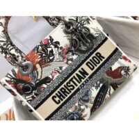 Dior Women CD Medium Lady D-Lite Bag Latte Multicolor Dior Jardin D’Hiver Embroidery (1)