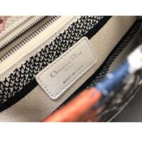 Dior Women CD Medium Lady D-Lite Bag Latte Multicolor Dior Jardin D’Hiver Embroidery (1)