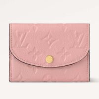 Louis Vuitton LV Unisex Rosalie Coin Purse Monogram Empreinte Embossed Supple Grained Cowhide Leather Pink (1)