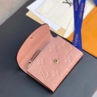 Louis Vuitton LV Unisex Rosalie Coin Purse Monogram Empreinte Embossed Supple Grained Cowhide Leather Pink (1)