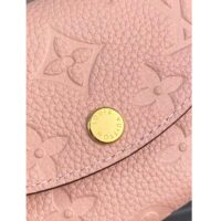 Louis Vuitton LV Unisex Rosalie Coin Purse Monogram Empreinte Embossed Supple Grained Cowhide Leather Pink (1)