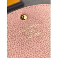 Louis Vuitton LV Unisex Rosalie Coin Purse Monogram Empreinte Embossed Supple Grained Cowhide Leather Pink (1)