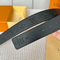 Louis Vuitton Unisex LV Initials 40 MM Reversible Belt Black Eclipse Epi XL Cowhide Leather (1)