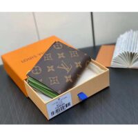 Louis Vuitton Unisex LV Lisa Wallet Vert Noto Green Monogram Coated Canvas Grained Cowhide Leather (10)