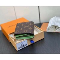 Louis Vuitton Unisex LV Lisa Wallet Vert Noto Green Monogram Coated Canvas Grained Cowhide Leather (10)