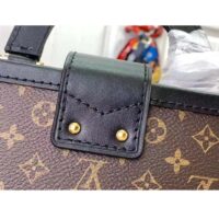 Louis Vuitton Unisex LV Petite Malle Capitale Monogram Coated Canvas Cowhide Leather S-Lock (9)