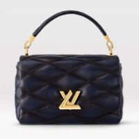 Louis Vuitton LV Women GO-14 MM Navy Blue Lamb Leather Cowhide Leather (1)