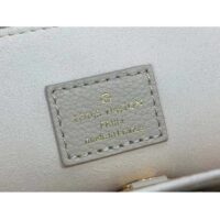 Louis Vuitton LV Women Lock & Go White Grained Calf Leather Microfiber Lining (3)