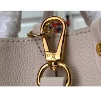 Louis Vuitton LV Women Lock & Go White Grained Calf Leather Microfiber Lining (3)