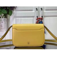 Louis Vuitton Women LV Orsay MM Handbag Yellow Cowhide Leather Flap Closure N-Lock (3)