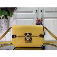 Louis Vuitton Women LV Orsay MM Handbag Yellow Cowhide Leather Flap Closure N-Lock (3)