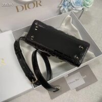 Dior Women CD Small Lady Dior Bag Black Patent Cannage Calfskin (1)