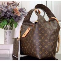 Louis Vuitton LV Unisex Atlantis GM Monogram Reverse Coated Canvas Cowhide Leather (2)