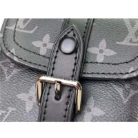 Louis Vuitton LV Unisex Nano Christopher Monogram Eclipse Coated Canvas Cowhide Leather (2)