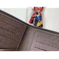 Louis Vuitton LV Unisex Slender Wallet Atlantic Blue Monogram Monogram Coated Canvas (6)