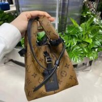 Louis Vuitton LV Women Atlantis BB Monogram Reverse Coated Canvas Cowhide Leather (9)