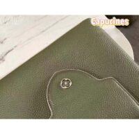 Louis Vuitton LV Women Capucines BB Handbag Kaki Dark Green Taurillon Cowhide Leather (13)